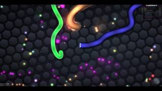 หนอนน้าหมูผู้ผ่านสนามรบมานับไม่ถ้วน | Slither.io