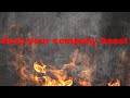 FM 200 fire suppression system working animation