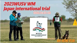 【犬の競技会】2023WUSV世界選手権日本代表選考競技会in木曽三川公園/愛知