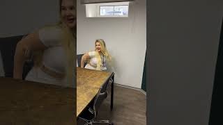 Office adventure #funnyvideos #transparent #nobra #officejourney