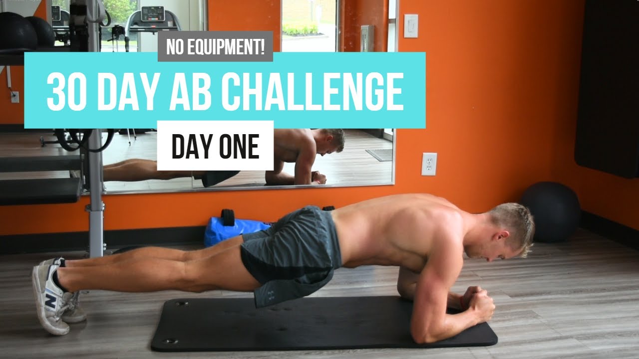 30 DAY AB CHALLENGE (Day 1) - YouTube