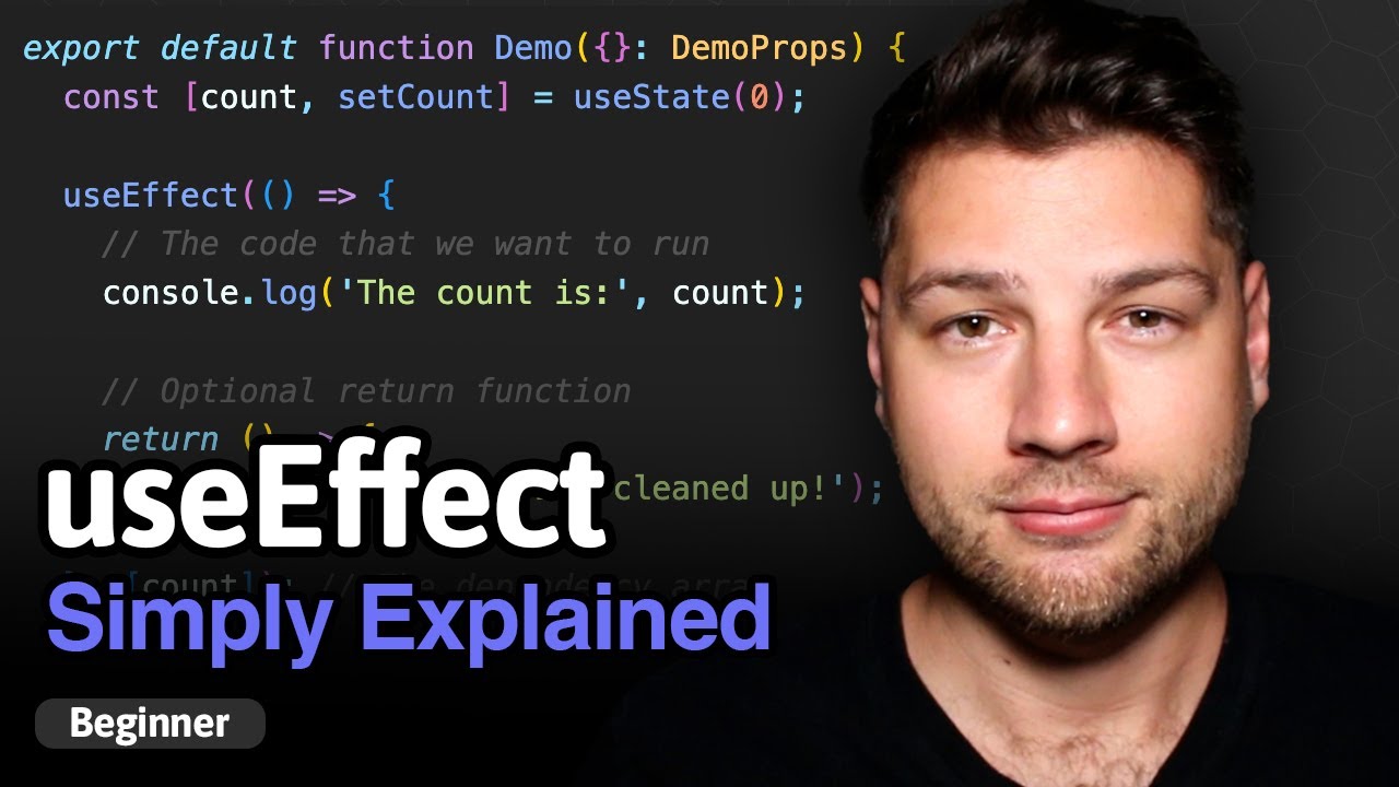 Learn React Hooks: UseEffect - Simply Explained! - YouTube