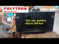 polytron pld 24d123 suara normal tidak ada gambar