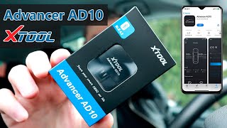 XTOOL Advancer AD-10 - мультимарочный сканер или ELM 327 с Aliexpress