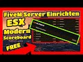 FiveM Server Einrichten # 618 // ESX Modern Scoreboard Script FREE // FiveM ESX Server Erstellen