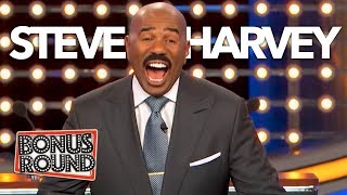 Funniest Steve Harvey Questions & Answers On Family Feud | Bonus Round
