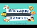 Breakfast@FOM Live Webinar Series (Ep. 7): Stop Sepsis, Save Lives