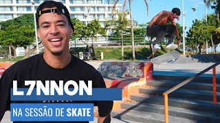 L7NNON NA SESSÃO DE SKATE