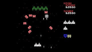 MSX Game: Galaga (1984 Namcot)