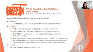 Tips on Applying to Graduate School in Philosophy | APA Live
