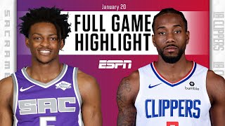 Sacramento Kings vs. LA Clippers [FULL GAME HIGHLIGHTS] | NBA on ESPN