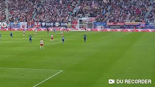 Fangesänge beim Spiel Schalke vs Leipzig💪😍💙🎶🔊