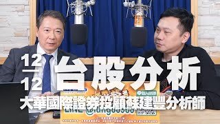 '24.12.12【財經一路發】大華國際證券投顧蘇建豐分析師台股分析