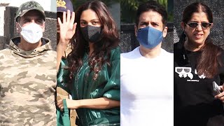 Akshay Kumar, Kiara Advani ,Tusshar Kapoor, Shabina Khan Spotted At Airport | Laxmi Movie Promotion