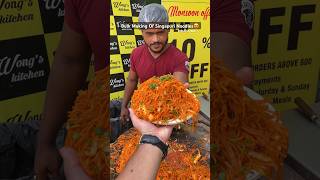 Bulk Making Of Singapuri Noodles🤤❤️#youtubeshorts #trending #viralvideo #noodles #streetfood