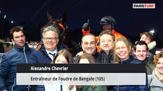 Alexandre Chevrier, entraîneur de Foudre de Bengale (30/06 à Paris-Vincennes)