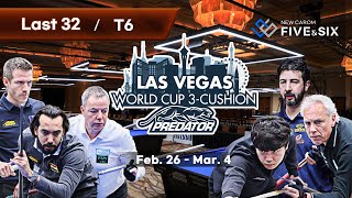 [Table 6] Las Vegas World Cup 3-Cushion 2023 - Last 32