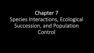 APES Chapter 7 Presentation