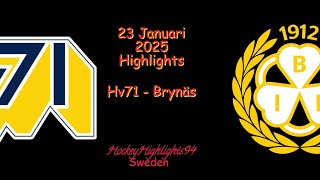 HV71 VS BRYNÄS | 23 JANUARI 2025 | SHL | HIGHLIGHTS