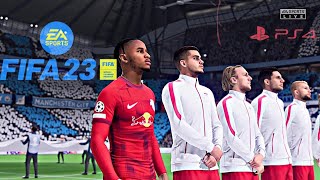 FIFA 23 - MAN CITY VS RB LEIPZIG | CHAMPIONS LEAGUE - PS4 GAMEPLAY