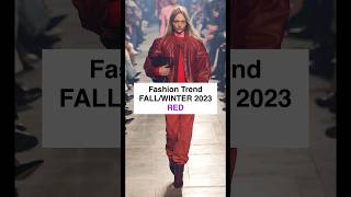 FASHION TREND / RED / FALL WINTER 2023