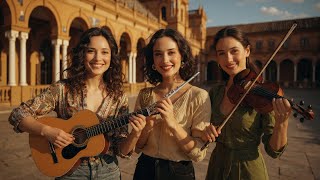 Beautiful Spanish Guitar Fusion With Flute & Violin | Spanish Flamenco Vibes for Relaxation