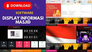 Display Informasi Masjid Gratis dengan Jadwal Sholat dan Running Teks #zanuardidikbintoro