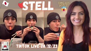 Stell's TIKTOK Live 28/12/23 JAPAN! | Ft. A very clingy Stell, Food and his husky voice! 😍😍😍