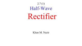 Half Wave Rectifier || Ideal Diode vs Silicon Diode || Example ||  EDC 2.6(1) (English)(Boylestad)