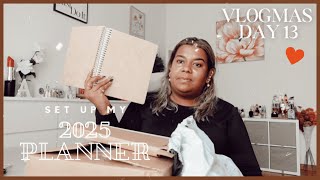 Vlogmas Day 13 - Set Up My 2025 Planner with Me ❤️ | Ash Edward