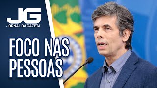 Em discurso Nelson Teich fala em foco nas pessoas