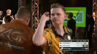 Christopher Toonders vs Kai Gotthardt Highlights / PDC Super League Group Stage 1 Group B 2022