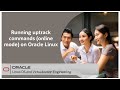 Running uptrack commands (online mode) on Oracle Linux