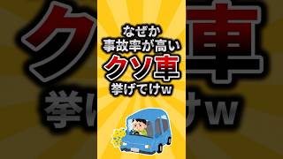 【2ch有益スレ】なぜか事故率が高いクソ車挙げてけw #shorts