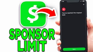 How To Fix Cash App Sponsor Limit Error! - Tutorial