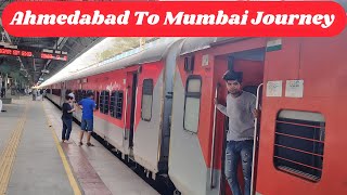 Ahmedabad To Mumbai Journey in ADI MMCT EXP SL Coaches #Ahmedabadtomumbai #journey #mumbai #viral