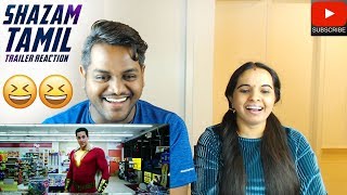 SHAZAM Tamil Trailer Reaction | Malaysian Indian Couple | DC