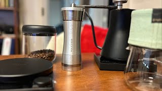 Live Demo | Mazzer Omega hand grinder for the first time.