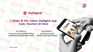 Shake \u0026 WIN with MyDigicel app | Digicel Vanuatu