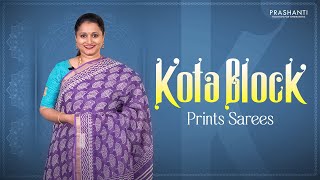 Kota Cotton Sarees | Prashanti | 2 June 24