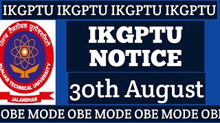 IKGPTU NOTICE 2- 30th August