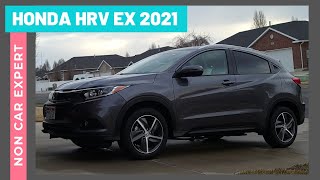 Honda HRV EX 2021 - interior, exterior, features || Review (kind of) from NON car expert | New car!