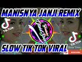 Dj Manisnya Janji Arief | Remik Slow Tik Tok Viral Terbaru Full Bass 2021