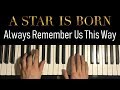 HOW TO PLAY - Lady Gaga - Always Remember Us This Way (Piano Tutorial Lesson)