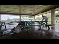 watch me move picnic tables with my epic remote controlled chair