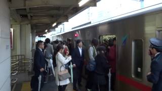 【混雑状況調査】名鉄瀬戸線瓢箪山駅　朝ラッシュ