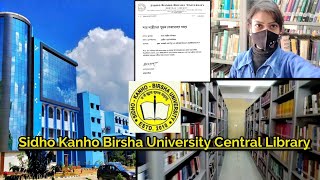 Sidho Kanho Birsha University , S.K.B.U Library Tour \u0026 ful background view as cinematic shot.