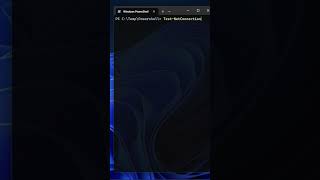 Mastering PowerShell Test NetConnection Sysadmin Short Tutorial #beginner #powershell #sysadmin