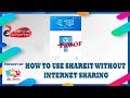 How to use Shareit on PC  to Mobile  (No Internet / no root)