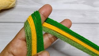 Amazing 3 Beautiful Woolen Yarn Flower making ideas with Finger | Very easy and useful craft ideas